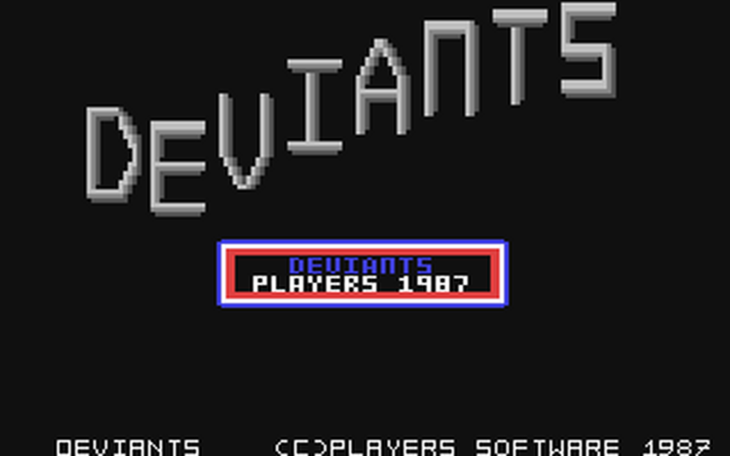 C64 GameBase Deviants Players_Software 1987