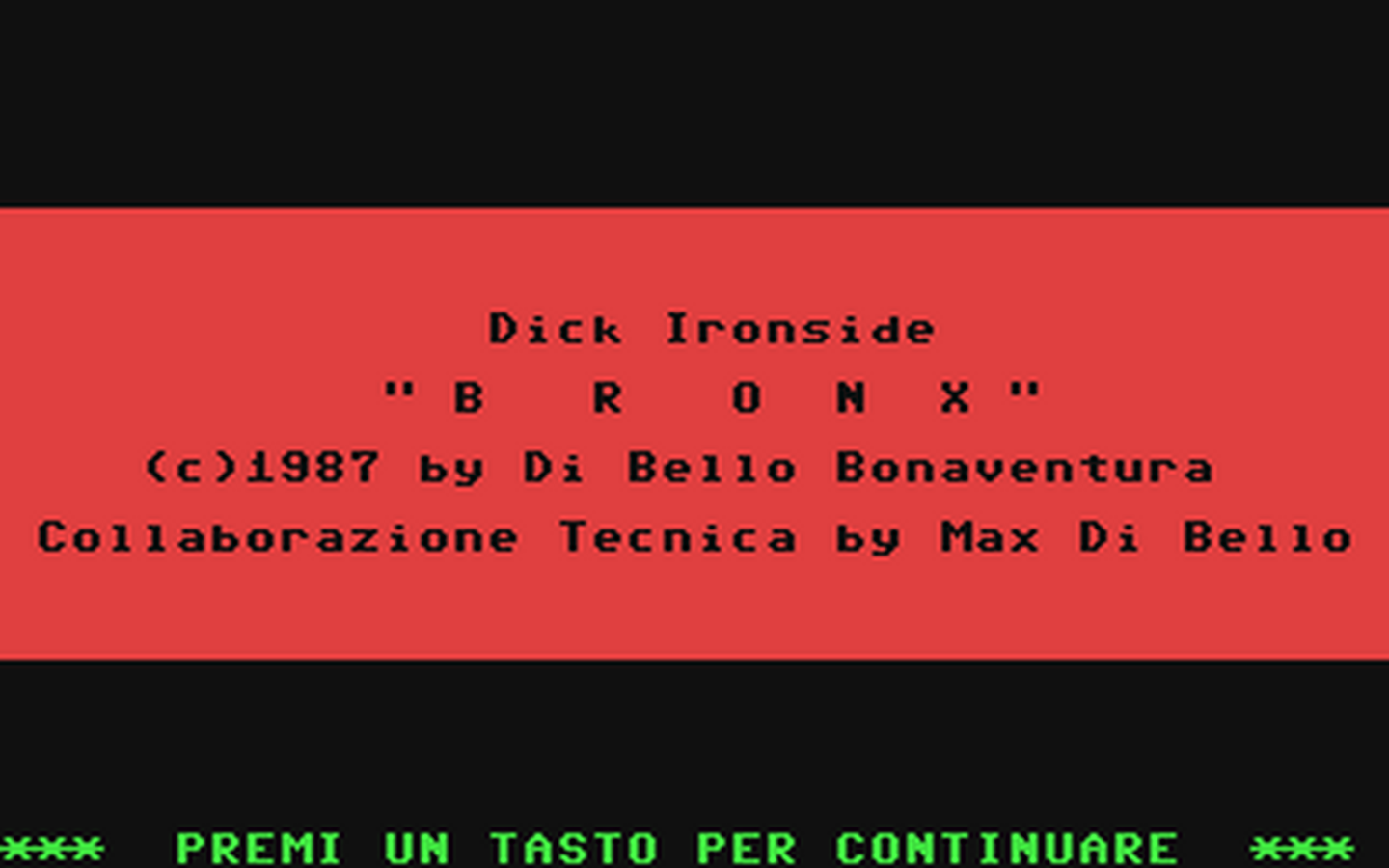 C64 GameBase Dick_Ironside_-_Bronx Edizioni_Hobby/Viking 1987