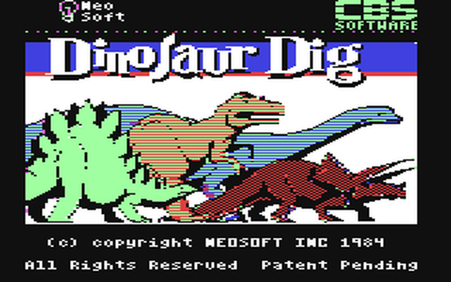 C64 GameBase Dinosaur_Dig CBS_Software 1984