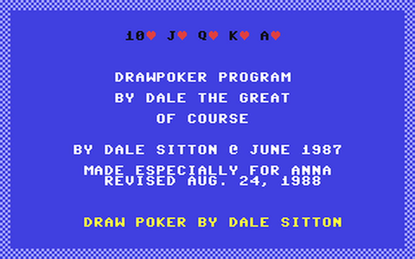 C64 GameBase Draw_Poker 1988