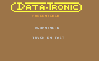 C64 GameBase Dronninger Data-Tronic