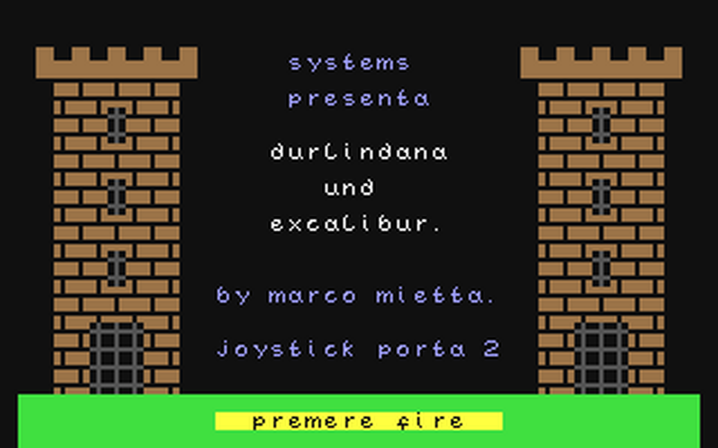 C64 GameBase Durlindana_und_Excalibur Systems_Editoriale_s.r.l./Commodore_64_Club 1988