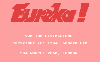 C64 GameBase Eureka! Domark 1984