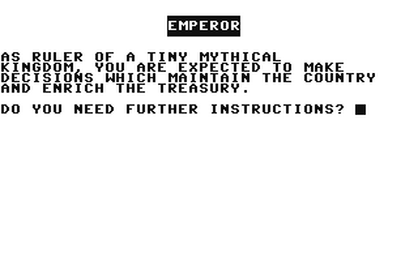 C64 GameBase Emperor