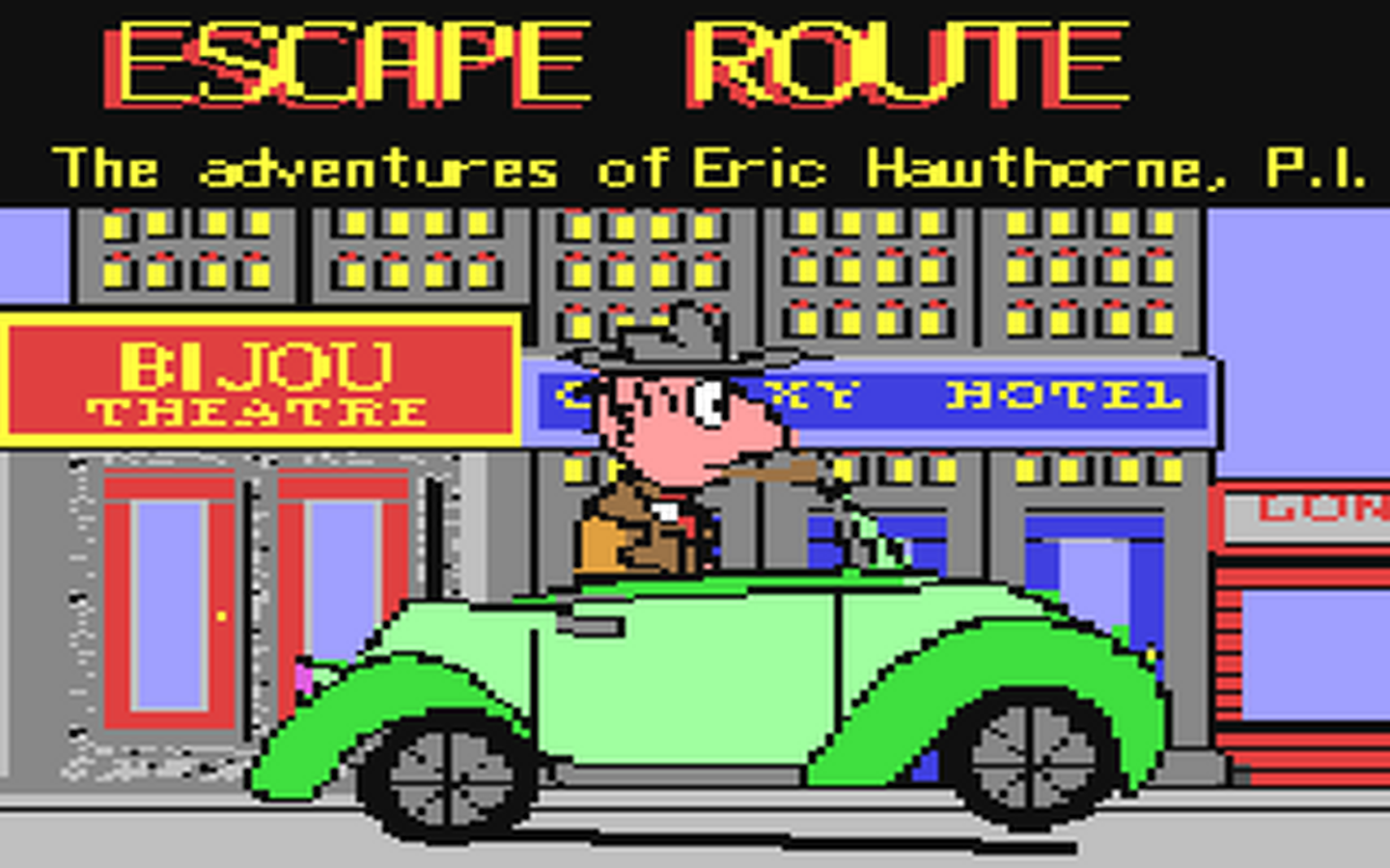 C64 GameBase Escape_Route_-_The_Adventures_of_Eric_Hawthorne Creative_Pixels/JC_Hilty_Productions 1992