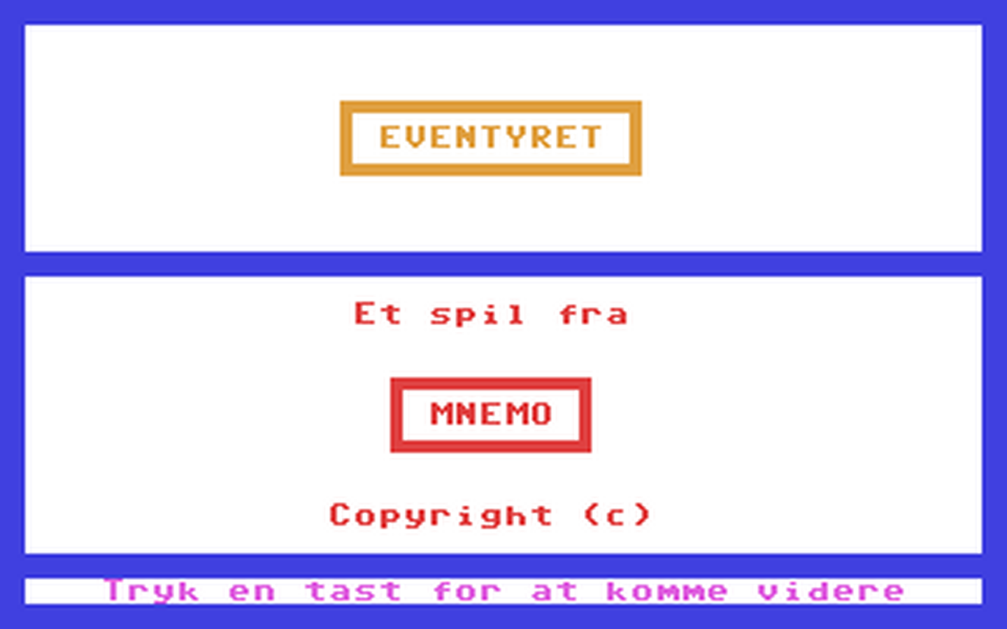 C64 GameBase Eventyret 1986