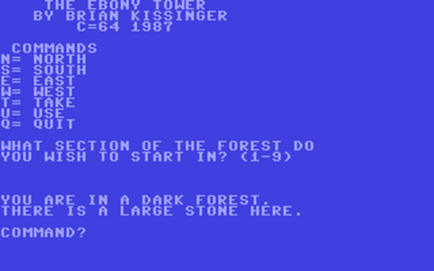 C64 GameBase Ebony_Tower,_The 1987