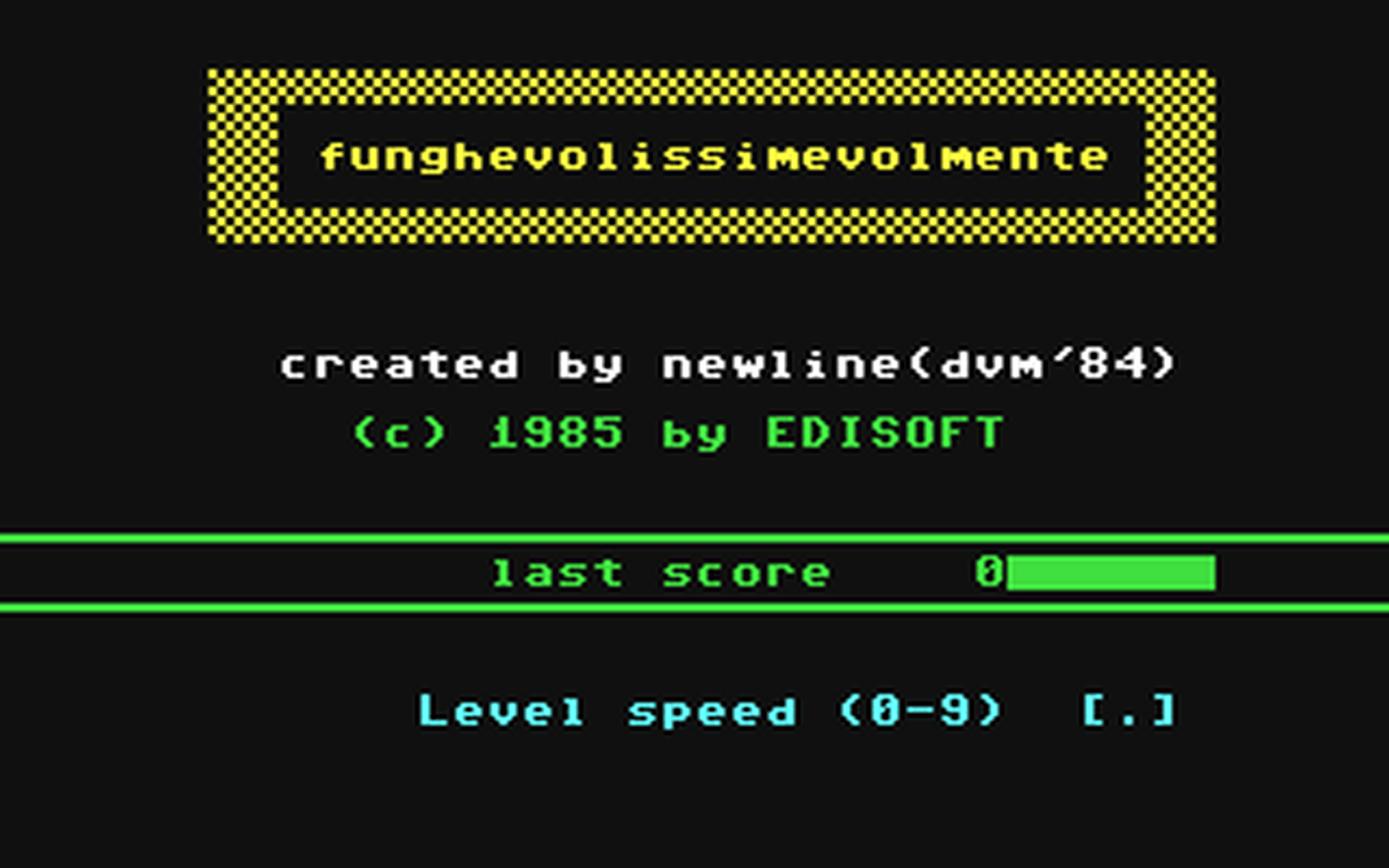 C64 GameBase Funghevolissimevolmente (Not_Published) 2019