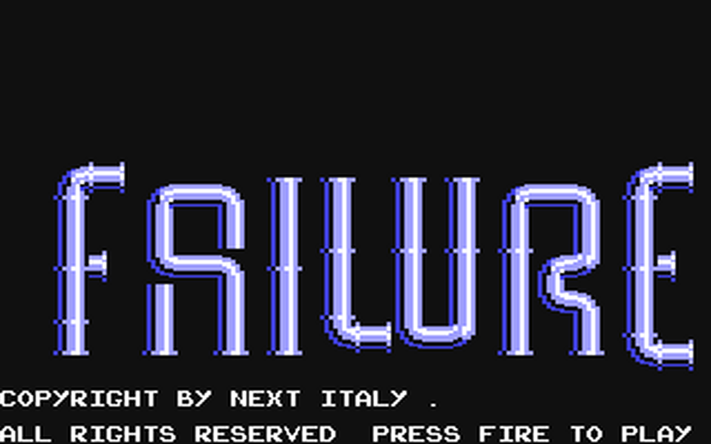 C64 GameBase Failure Edisoft_S.r.l./Next_Game 1984