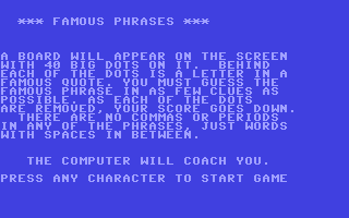 C64 GameBase Famous_Phrases (Public_Domain)