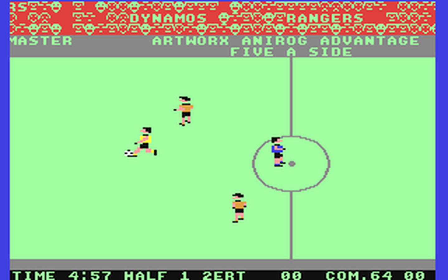 C64 GameBase Five_a_Side Anirog_Software 1985