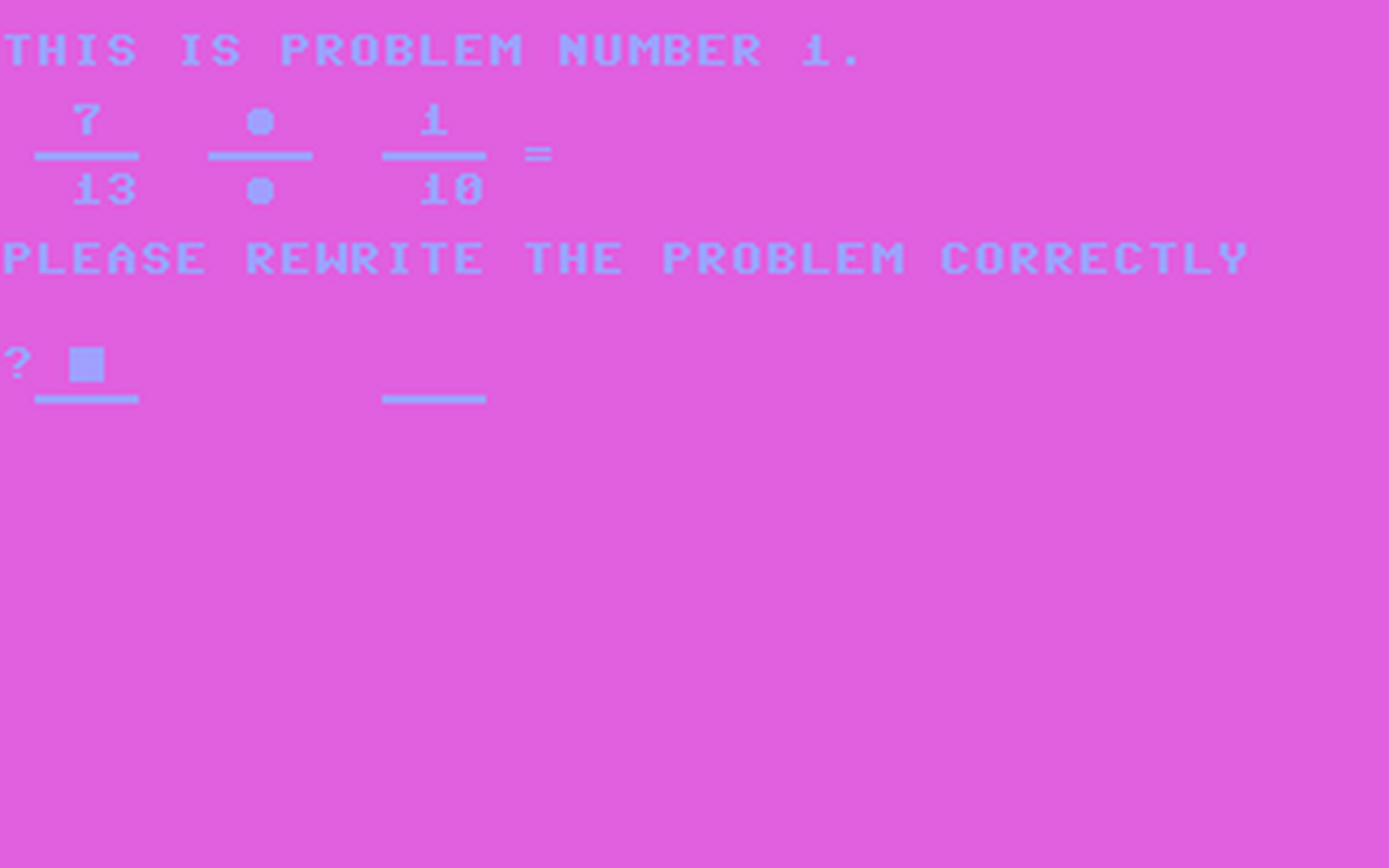 C64 GameBase Fraction_Practice_II COMPUTE!_Publications,_Inc./COMPUTE!'s_Gazette 1987