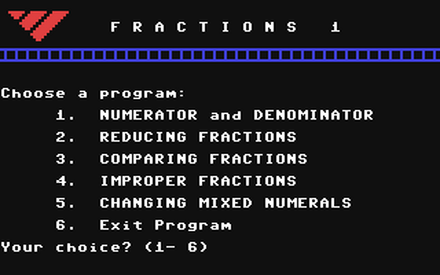 C64 GameBase Fractions_I Vision_Software 1989