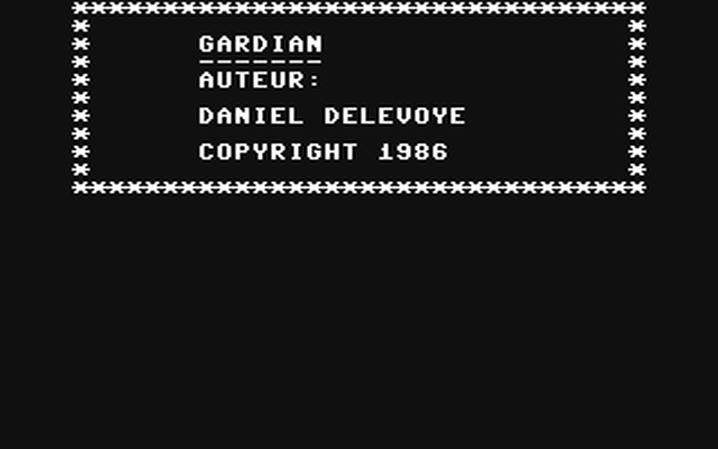 C64 GameBase Gardian Infomedia/Floopy_64 1987