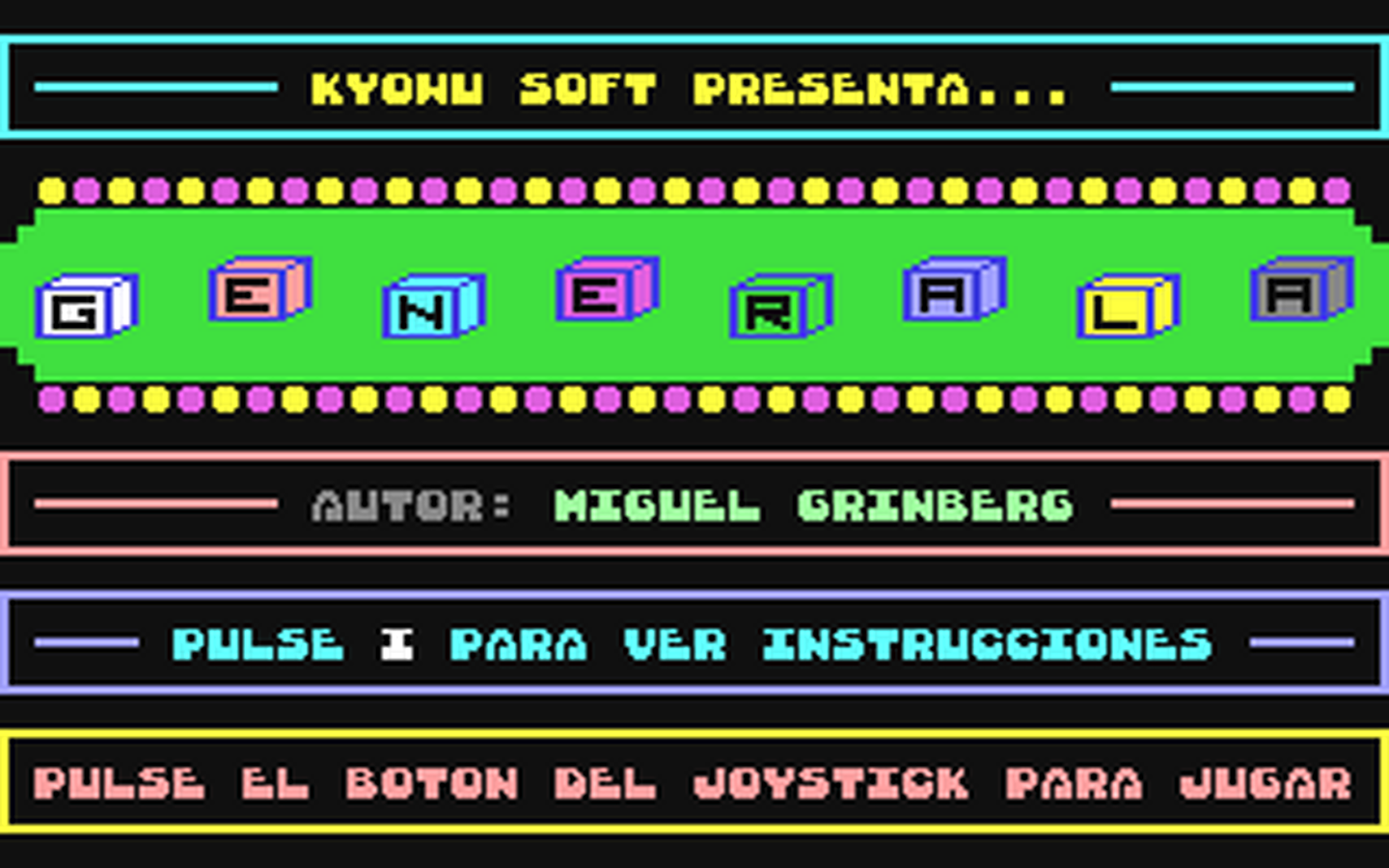 C64 GameBase Generala Kyowu_Soft