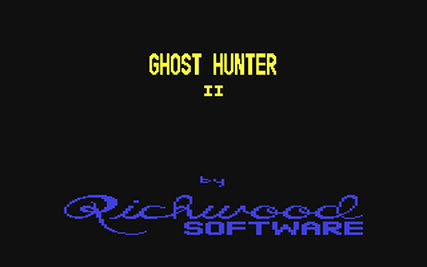 C64 GameBase Ghost_Hunter_II Richwood_Software 1986