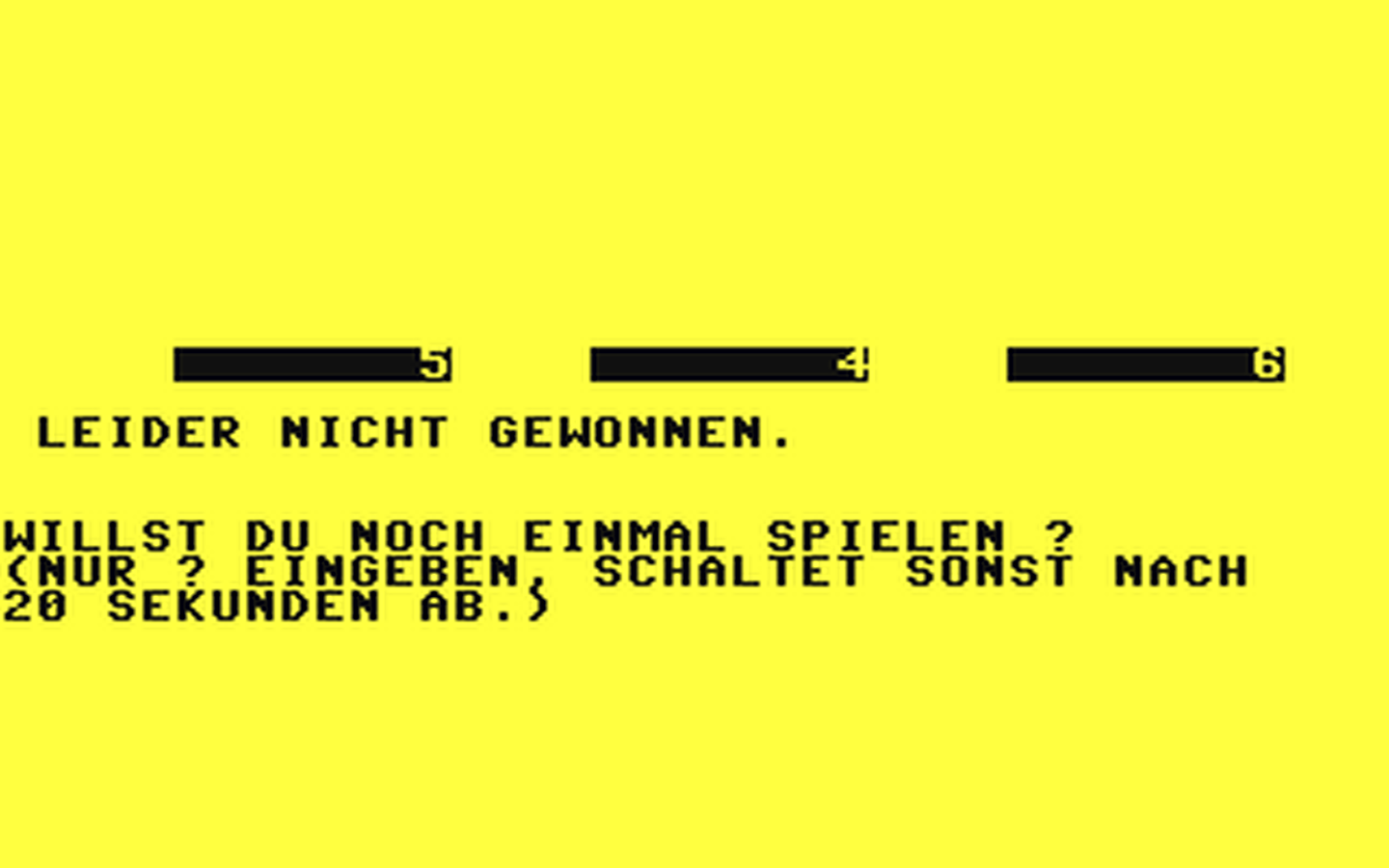 C64 GameBase Glücksrad Ing._W._Hofacker_GmbH 1984