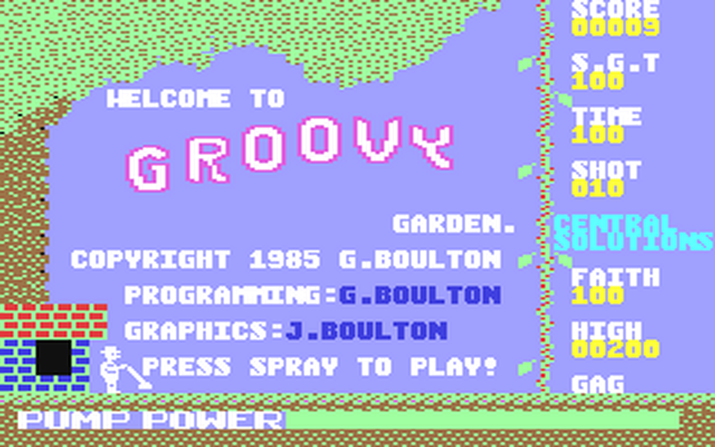 C64 GameBase Groovy_Garden Central_Solutions 1986