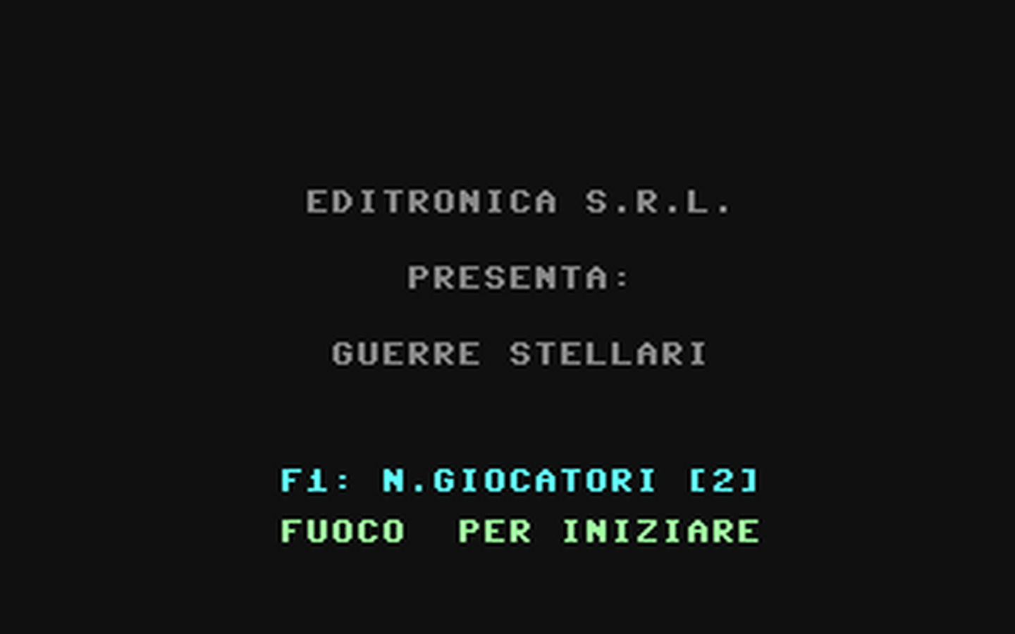 C64 GameBase Guerre_Stellari Editronica_s.r.l./Radio_Elettronica_&_Computer 1986