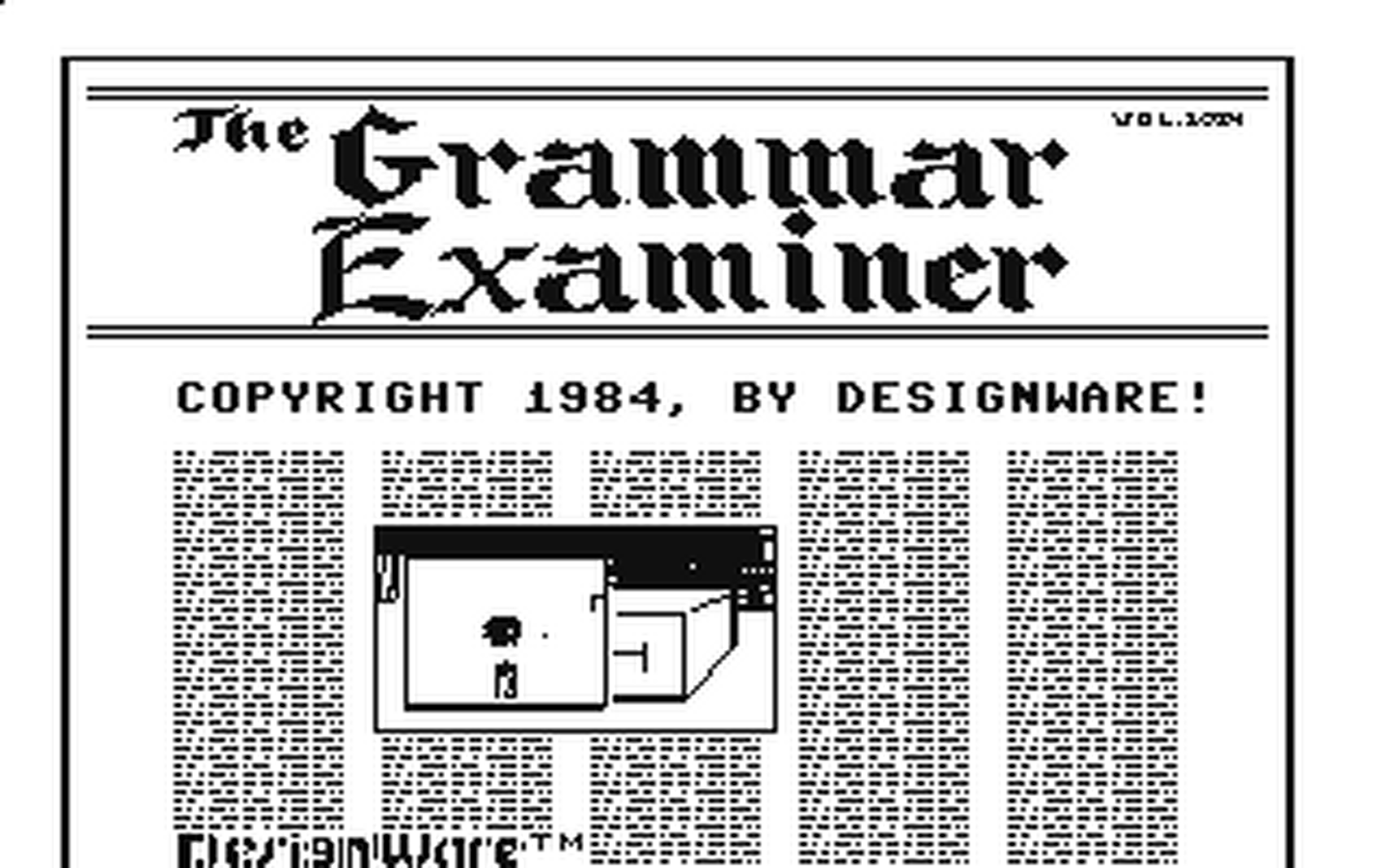 C64 GameBase Grammar_Examiner,_The DesignWare,_Inc. 1984