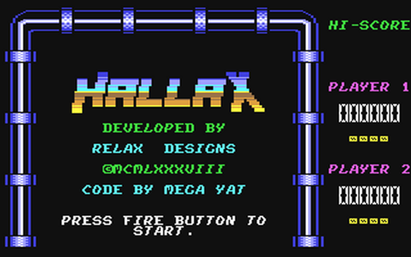 C64 GameBase Hallax Binary_Zone_PD 1988