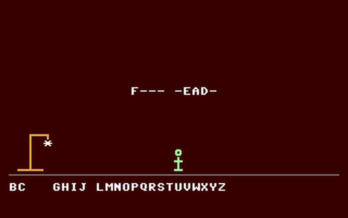 C64 GameBase Hang_Man (Public_Domain) 1999