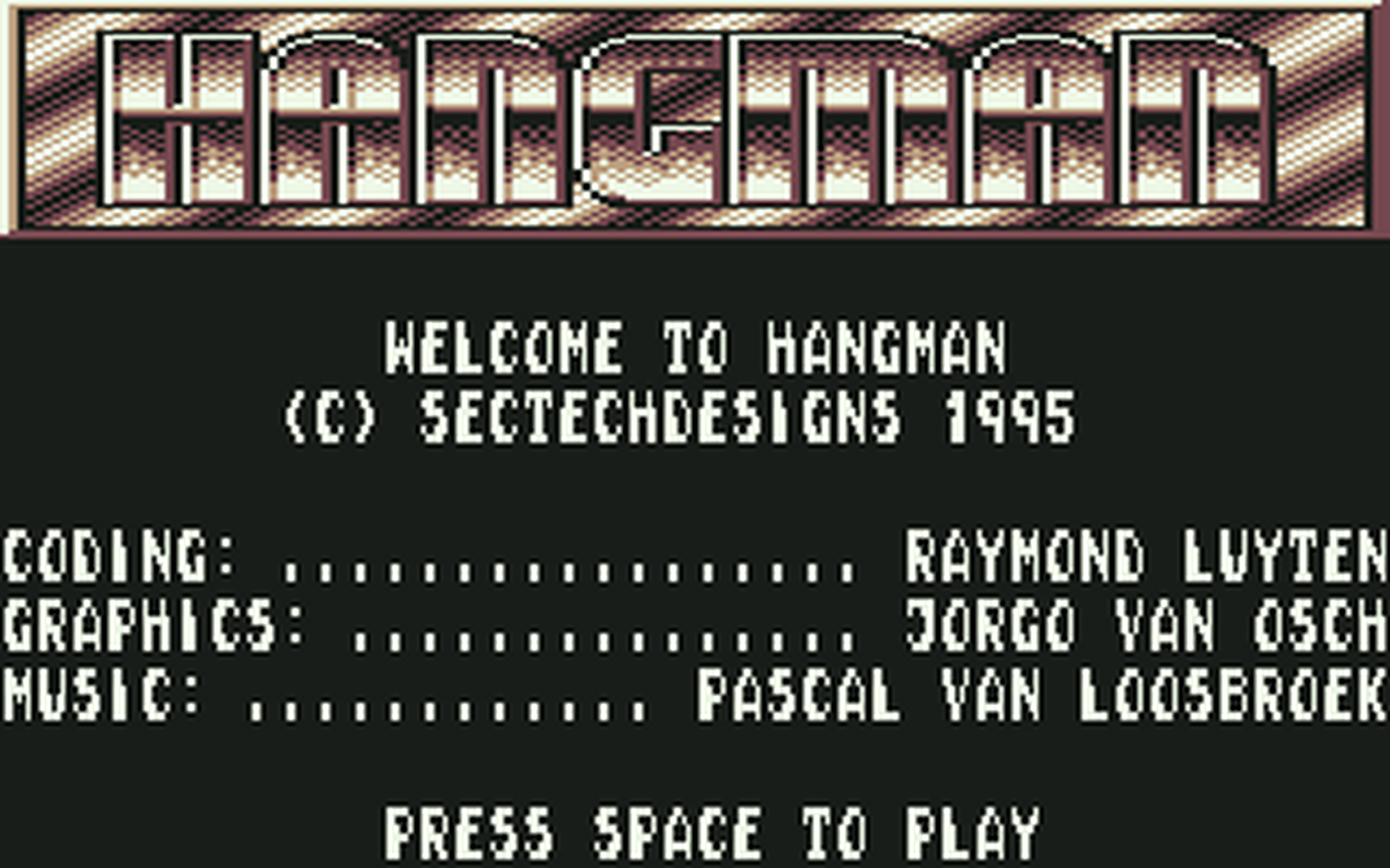 C64 GameBase Hangman Sectechdesigns 1995