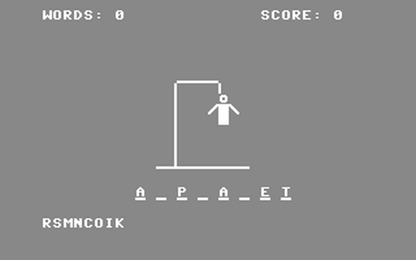 C64 GameBase Hangman Granada_Publishing_Ltd. 1984