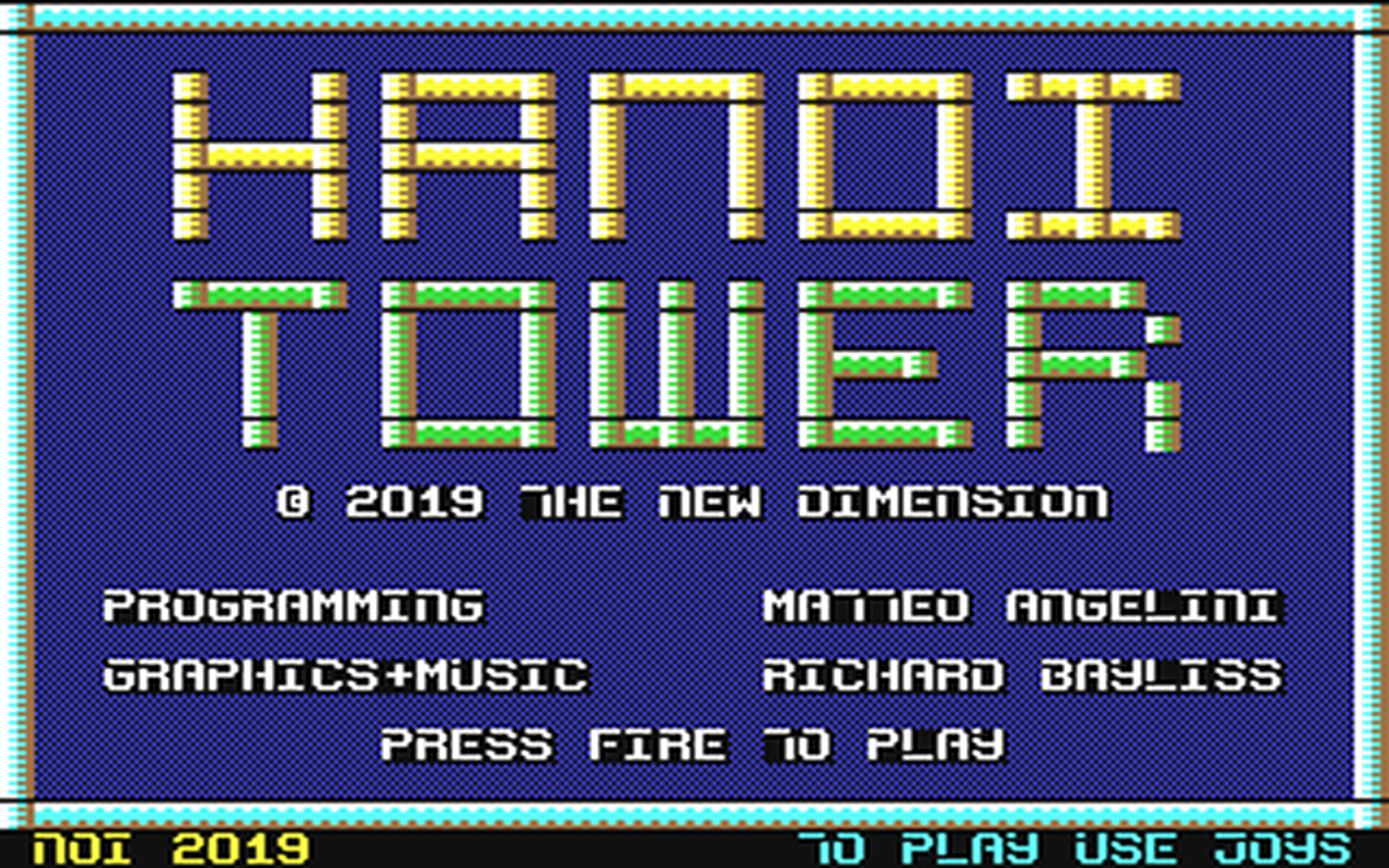 C64 GameBase Hanoi_Tower The_New_Dimension_(TND) 2019