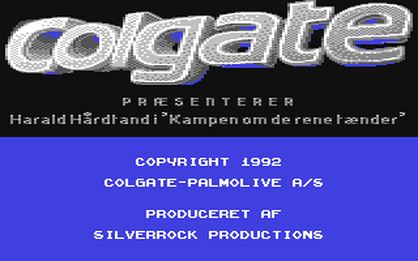 C64 GameBase Harald_Hardtand_-_Kampen_om_de_rene_Tander Colgate_-_Palmolive 1992