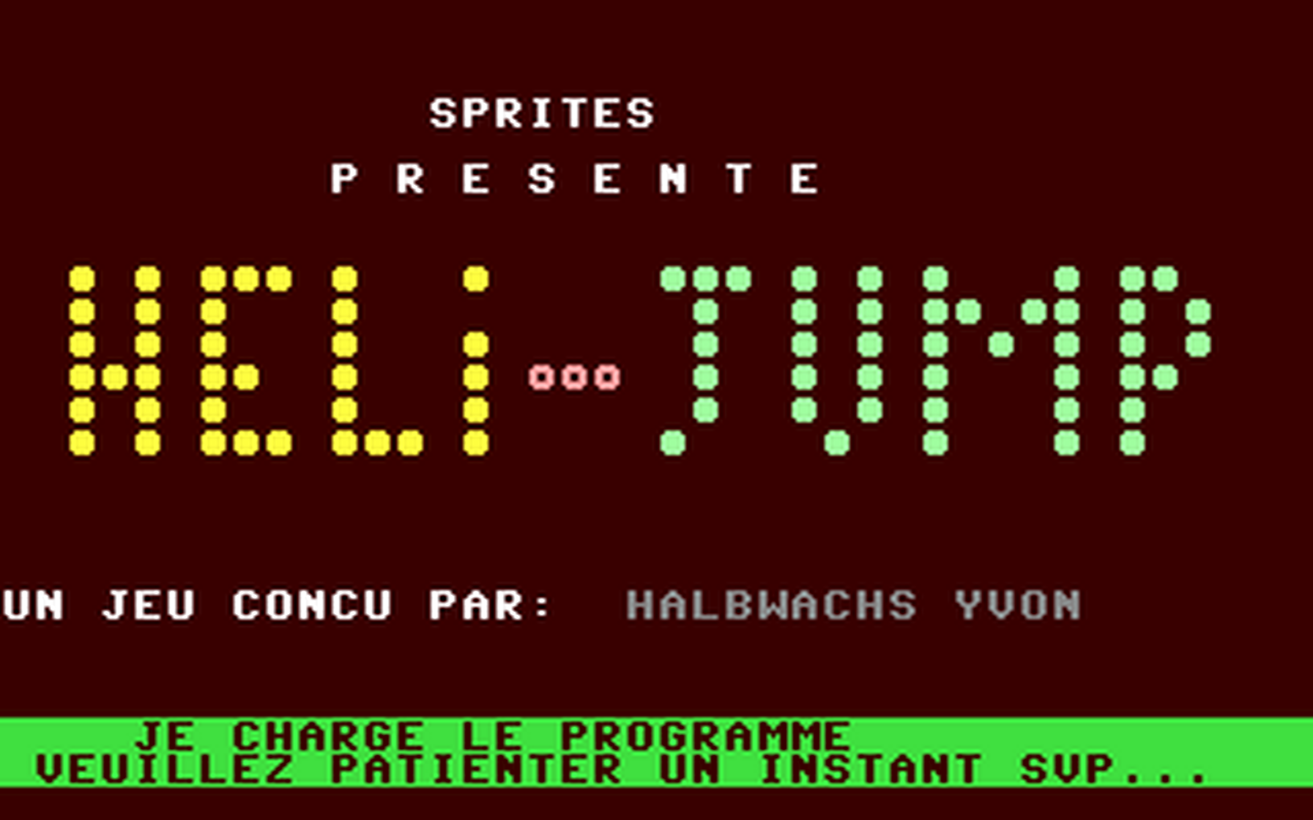 C64 GameBase Heli-Jump Sprites 1985