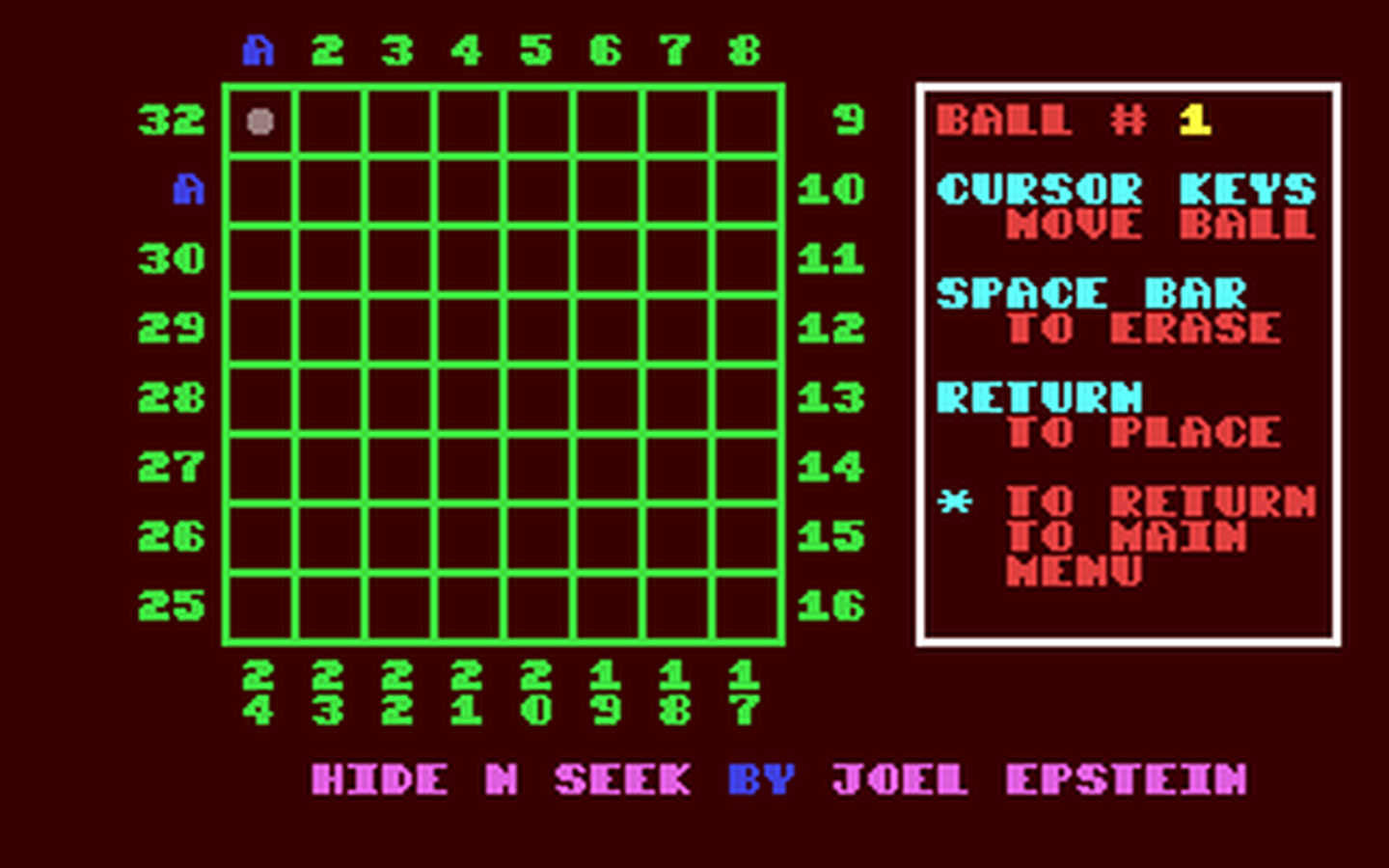 C64 GameBase Hide_n_Seek Loadstar/Softdisk_Publishing,_Inc. 1988