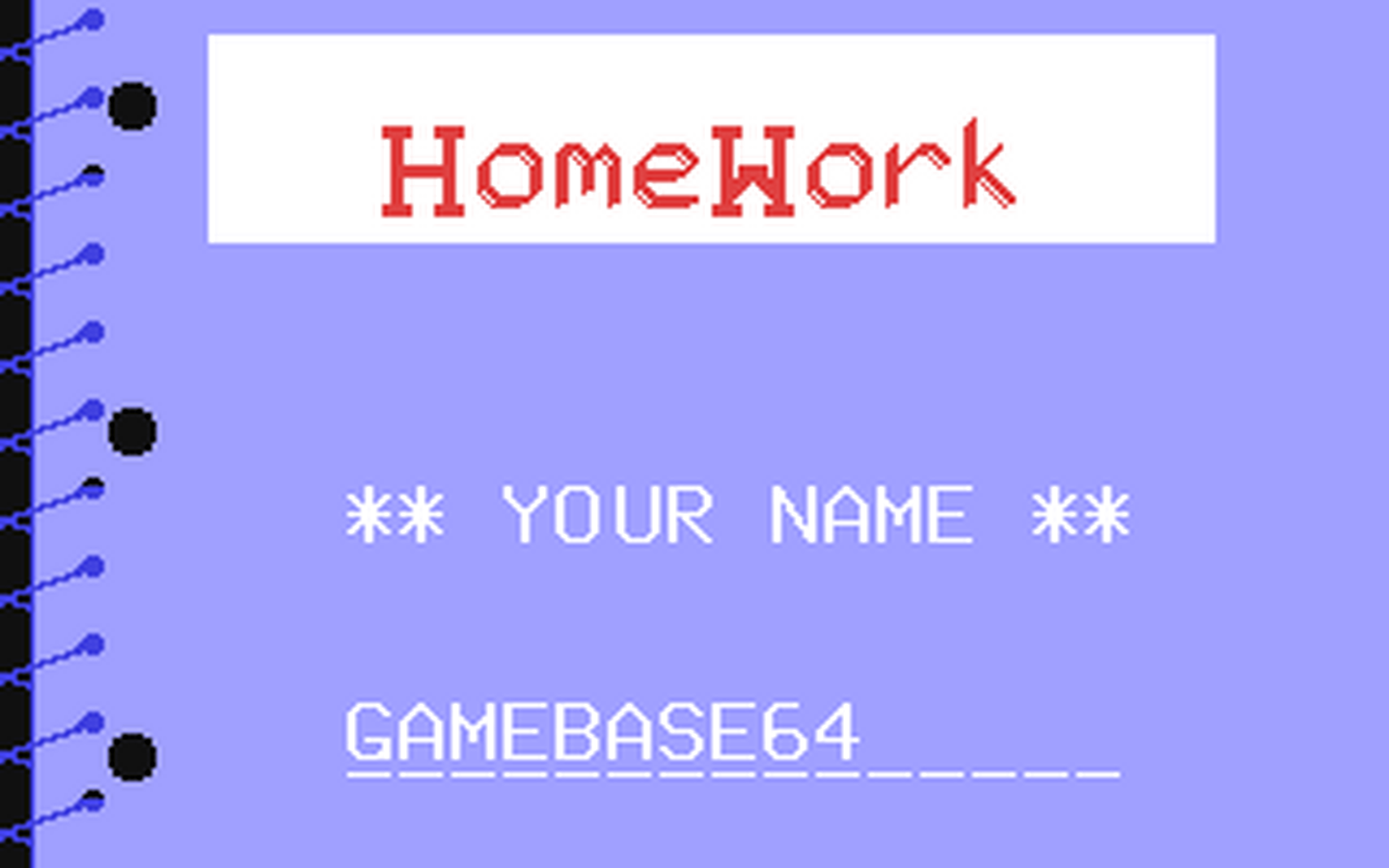 C64 GameBase Homework_Science Pro_Comp