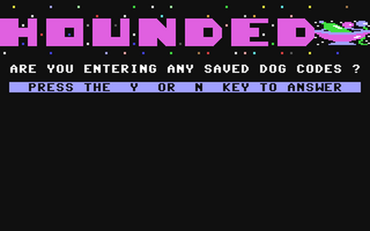 C64 GameBase Hounded_-_The_Greyhound_Racing_Simulation 1985