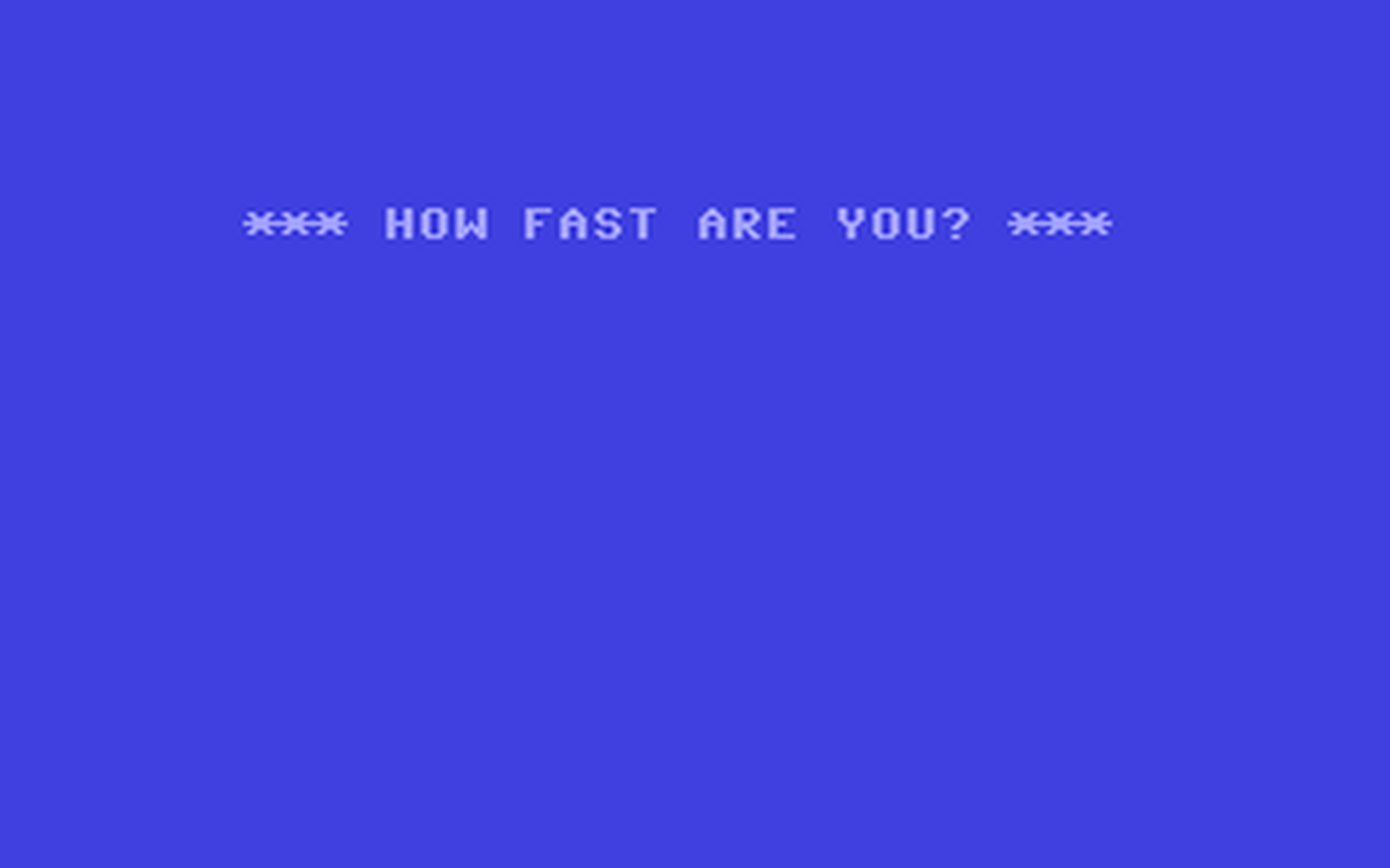 C64 GameBase How_Fast_Are_You? Hayden_Book_Company,_Inc. 1984