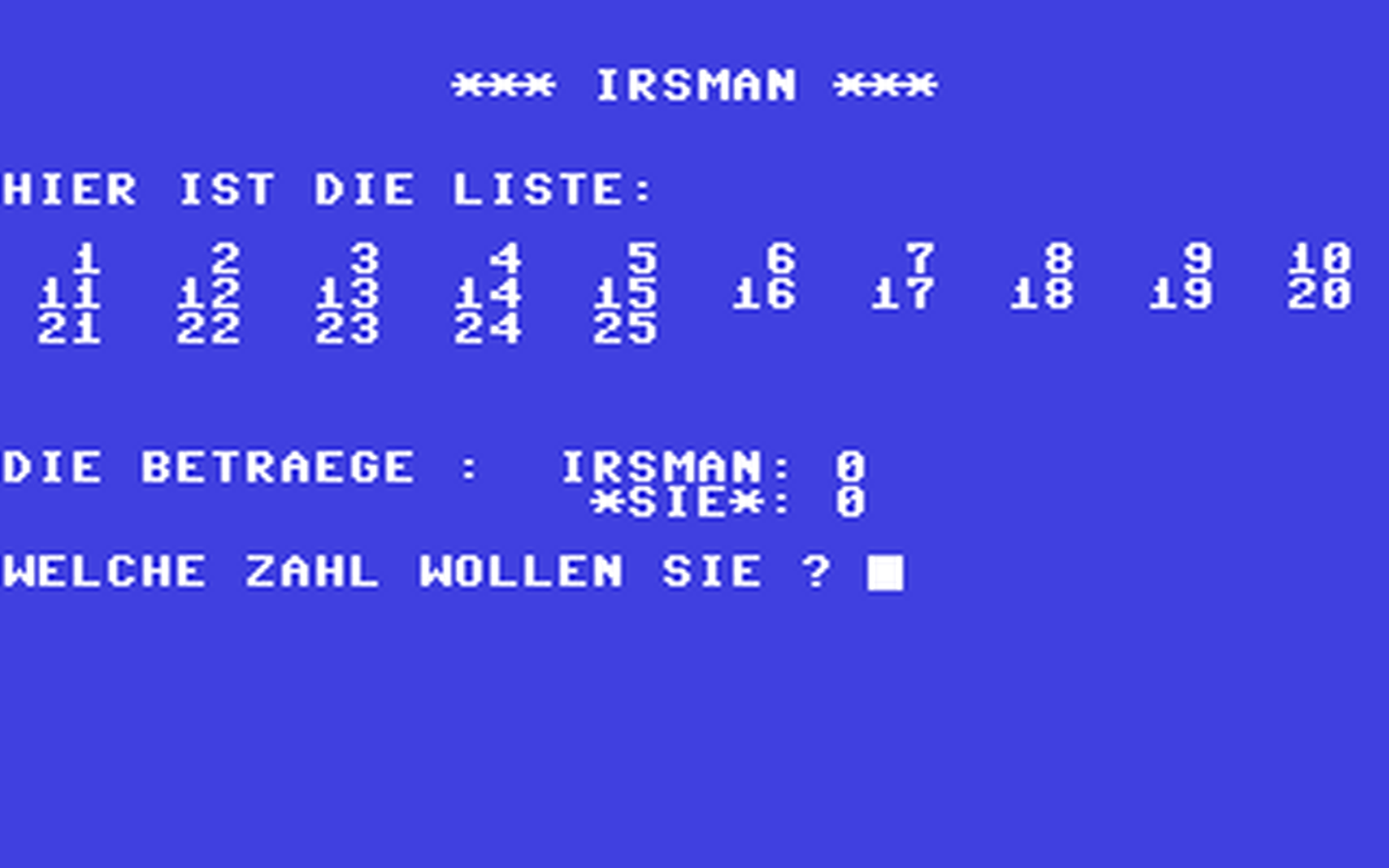 C64 GameBase Irsman