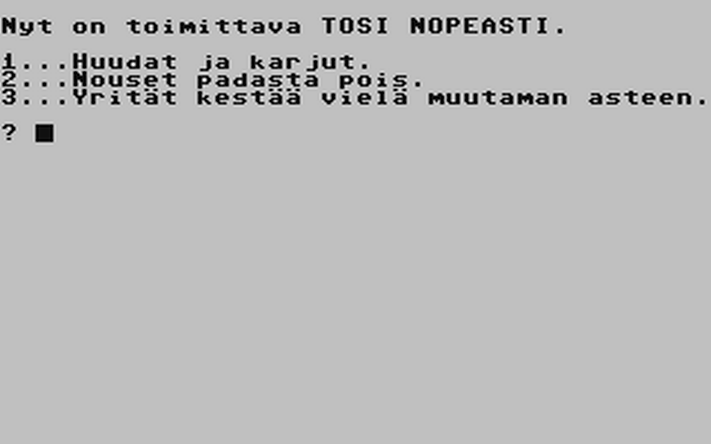 C64 GameBase Ilpo-sedän_seikkailut_osa_3/46 Megasystems_Oy/Floppy_Magazine_64 1985