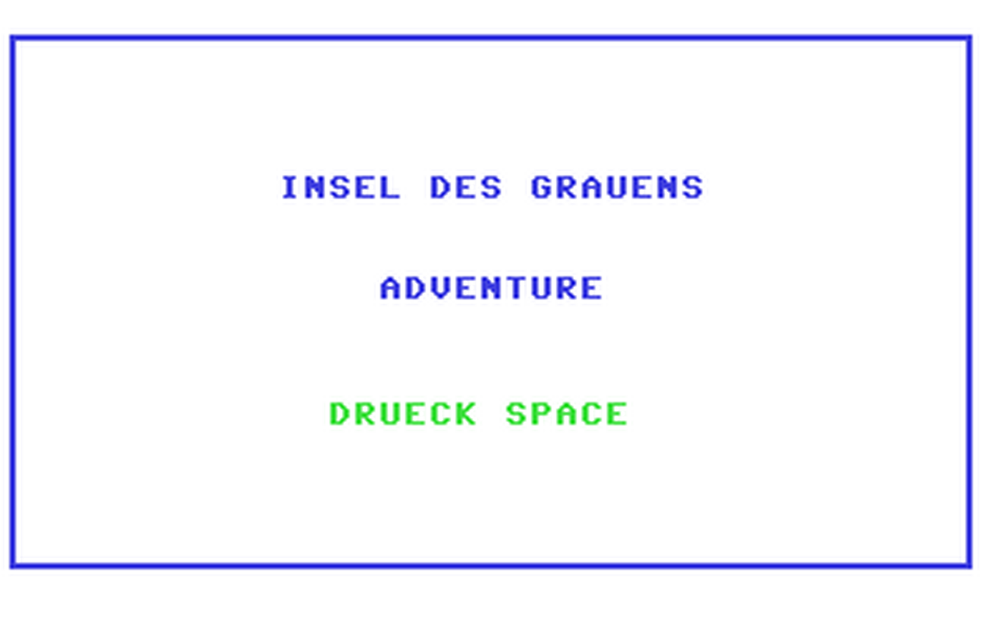 C64 GameBase Insel_des_Grauens (Public_Domain)