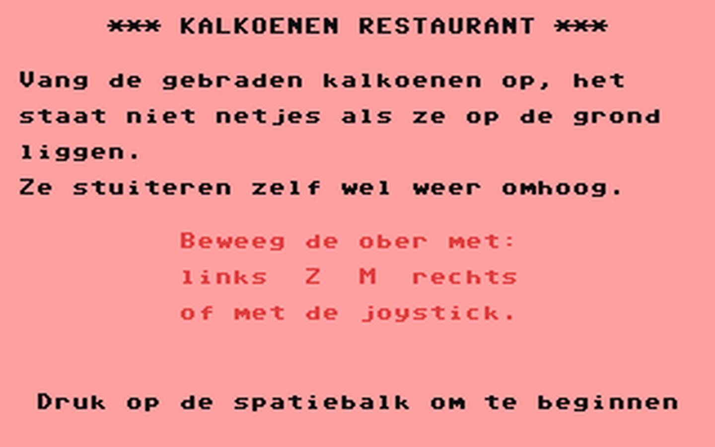 C64 GameBase Kalkoenen_Restaurant Courbois_Software 1983