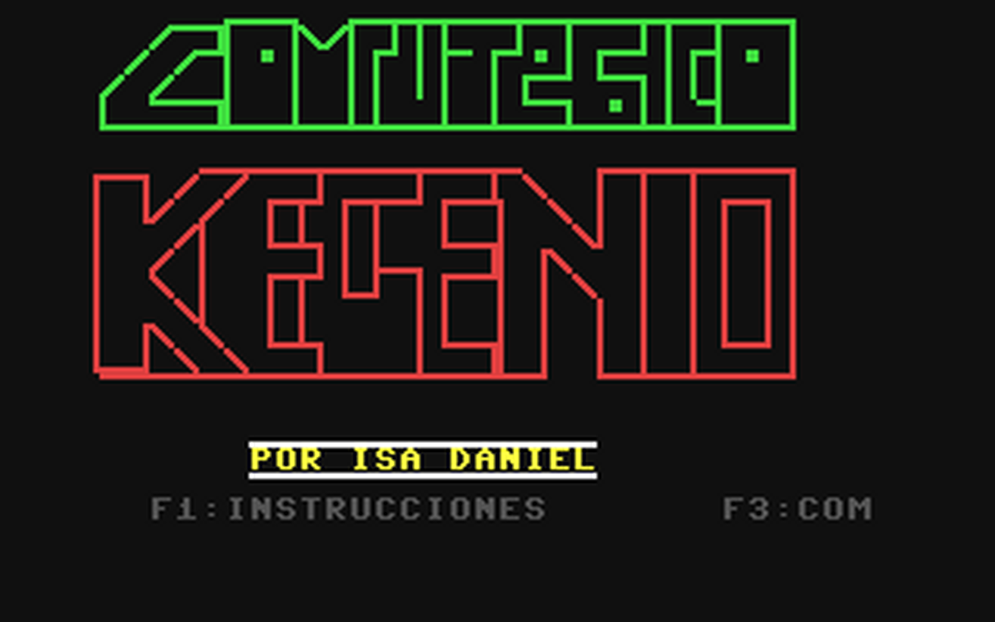 C64 GameBase Kegenio Proedi_Editorial_S.A./Drean_Commodore 1988