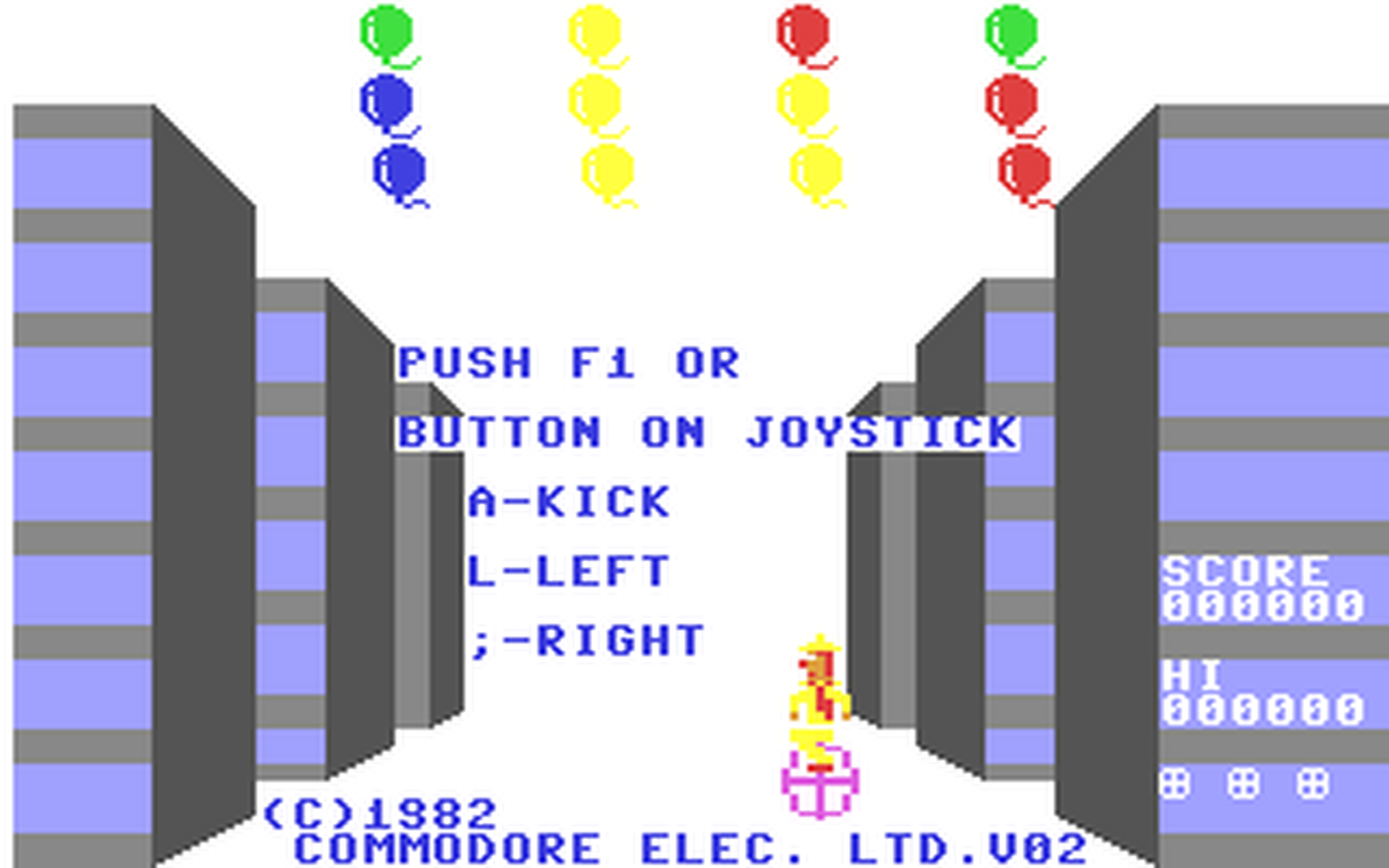 C64 GameBase Kickman Commodore 1982