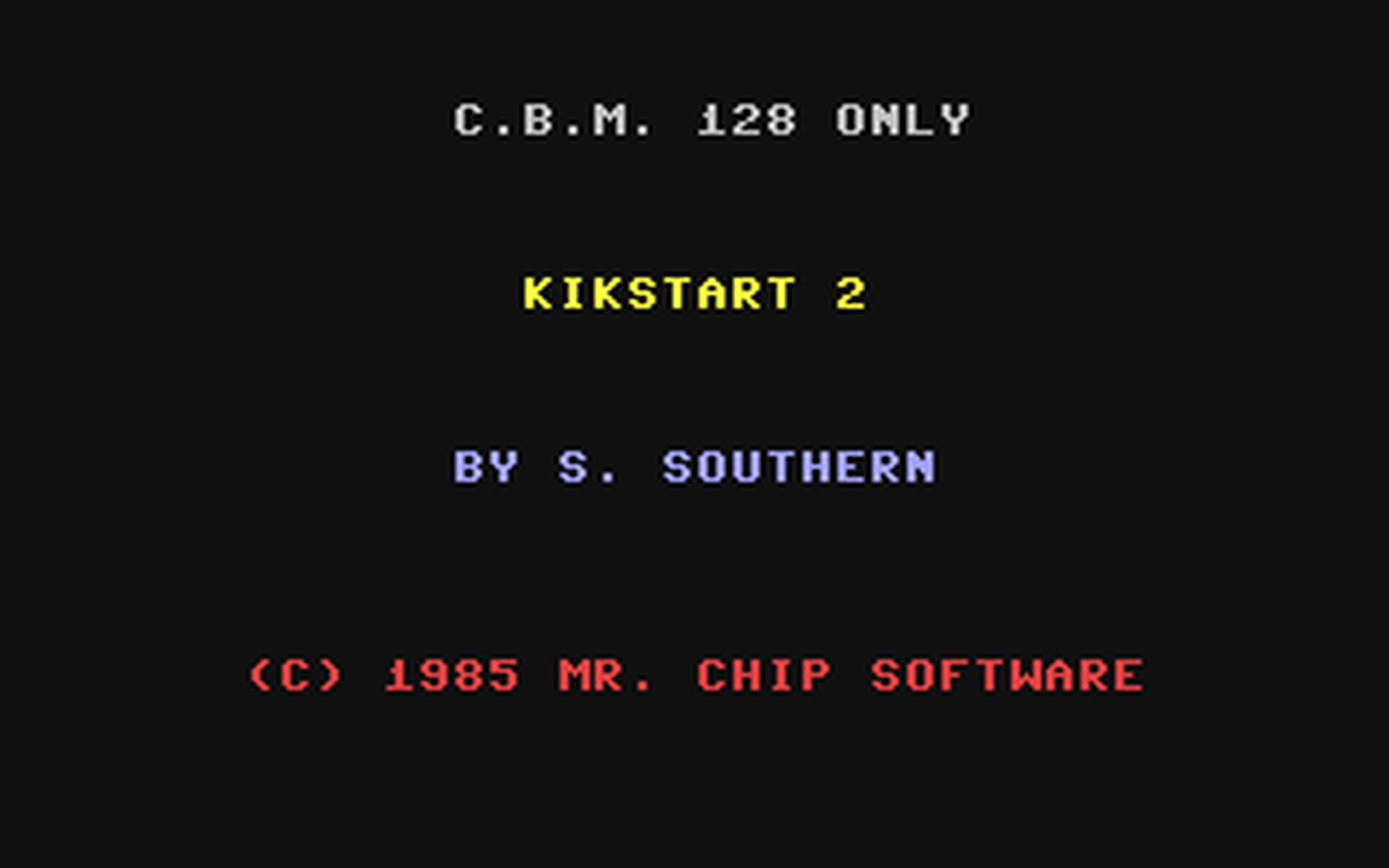 C64 GameBase Kikstart_128 (Not_Published) 2003