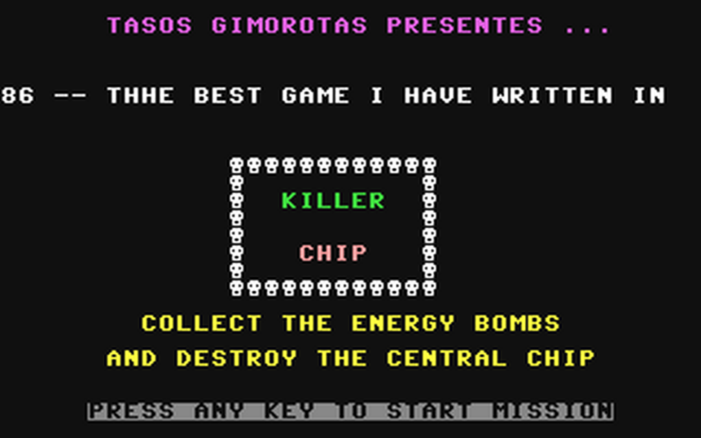 C64 GameBase Killer_Chip Compupress_A.E./Pixel 1986