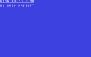 C64 GameBase King_Tut's_Tomb