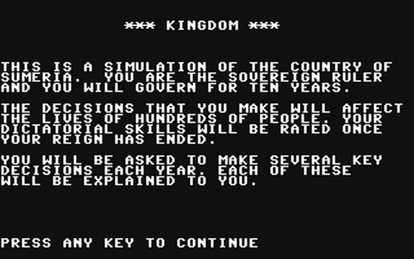 C64 GameBase Kingdom Datamost,_Inc. 1984