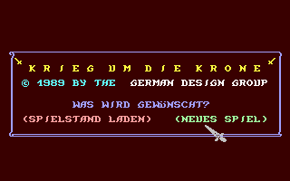 C64 GameBase Krieg_um_die_Krone+ (Not_Published) 1991