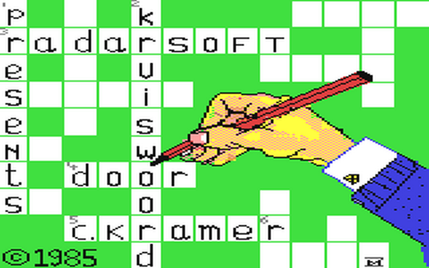 C64 GameBase Kruiswoord RadarSoft 1985