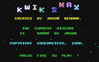 C64 GameBase Kwik_Snax Codemasters 1990