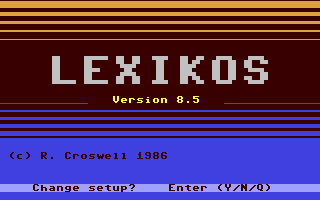 C64 GameBase Lexikos 1986