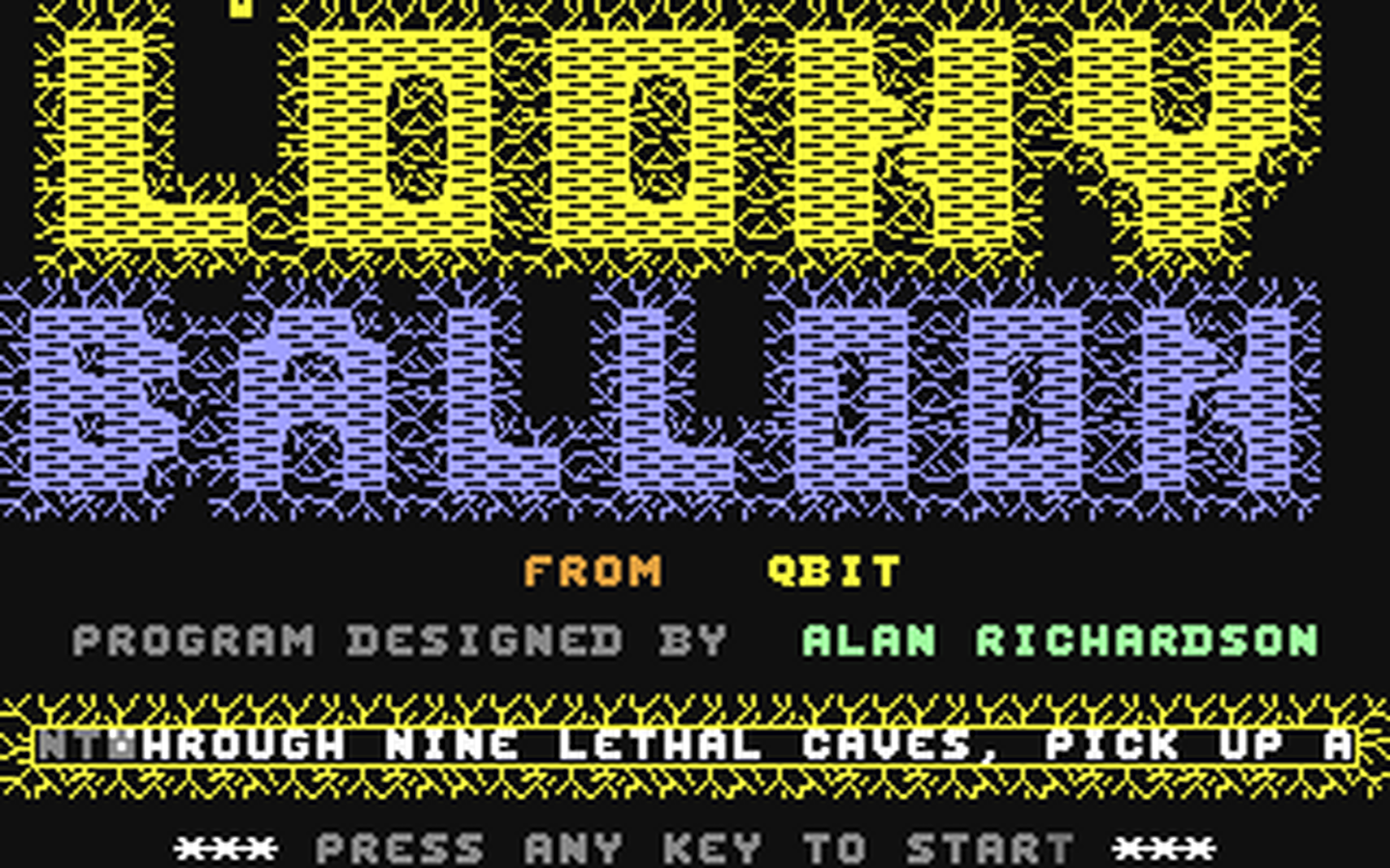 C64 GameBase Loony_Balloon QBIT/Essential_Consultants_Ltd. 1984